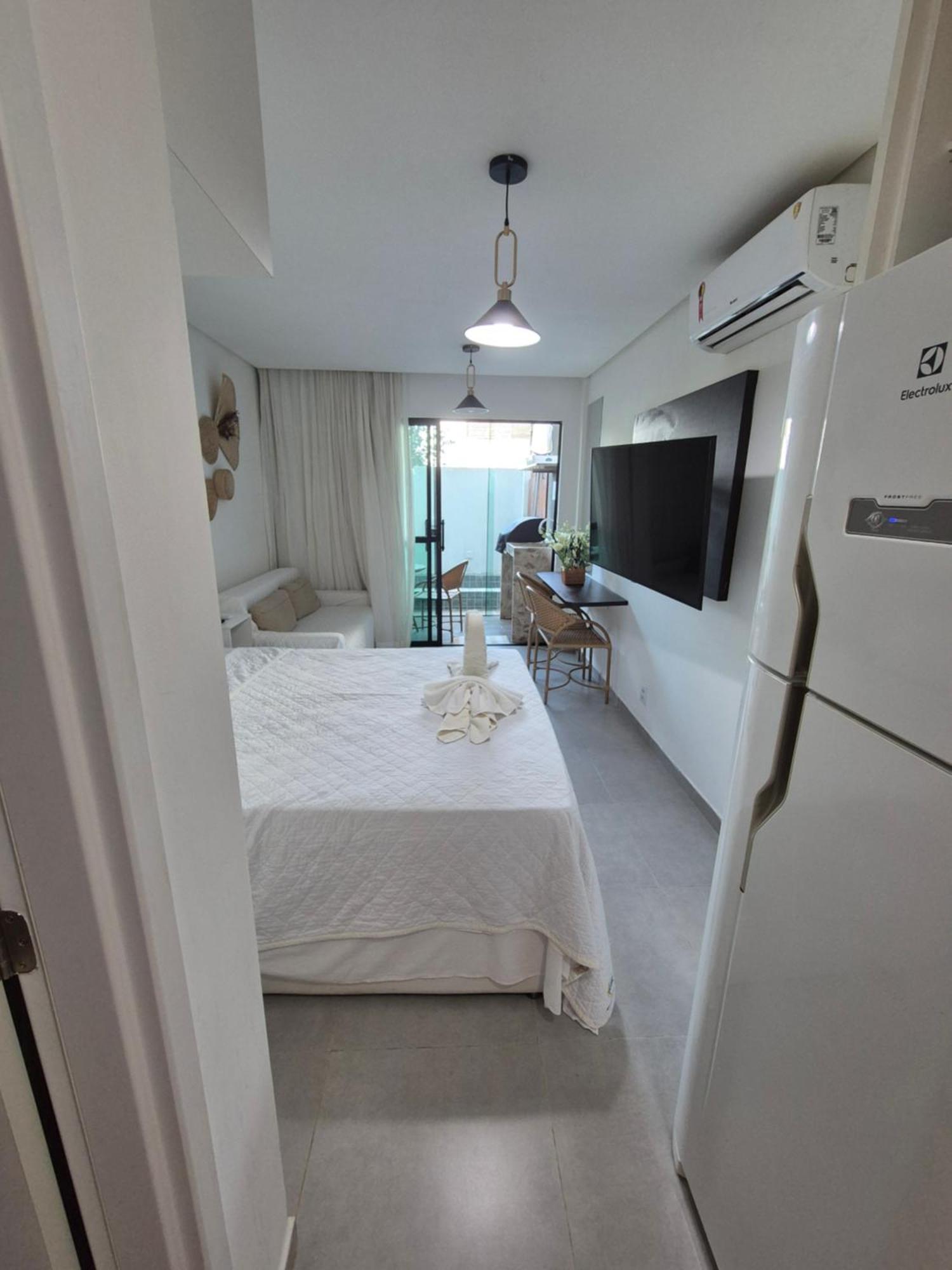 Flat Zero7 Villa Del Porto Com Piscina Privativa - ปอร์โต จิ กาลินญาส ภายนอก รูปภาพ